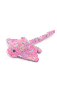 Zanies Sea Charmers Dog Toy - Pink Sting Ray